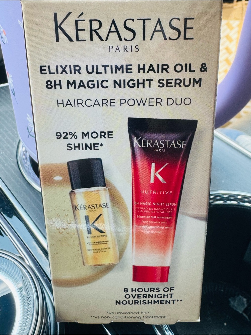 Kérastase Elixir Ultime Hair Oil & 8H Magic Night Serum Duo - Gold & Red